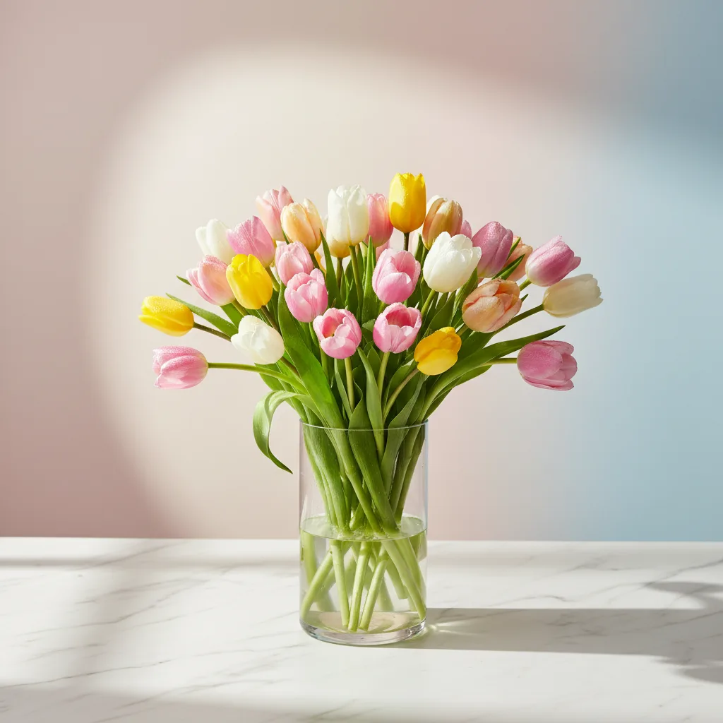 Spring Tulip Bouquet - $54 - $79 - same-day delivery Austin TX