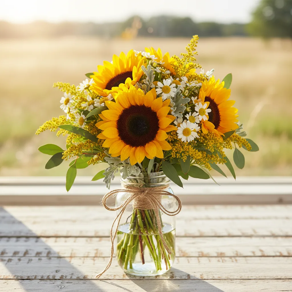 Texas Sunflower Bouquet - $54 - $79 - same-day delivery Austin TX